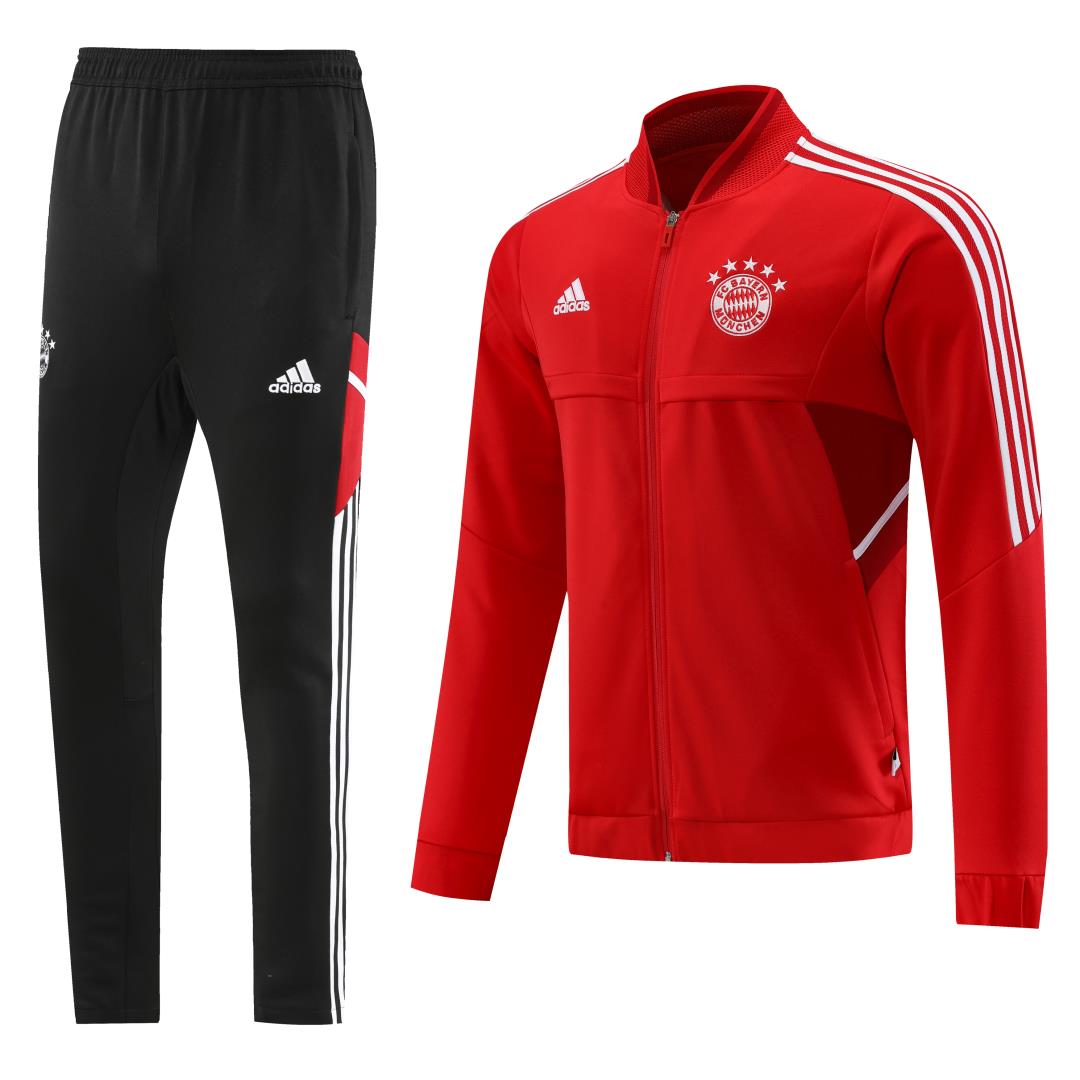 AAA Quality Bayern Munich 22/23 Tracksuit - Red/Dark Red